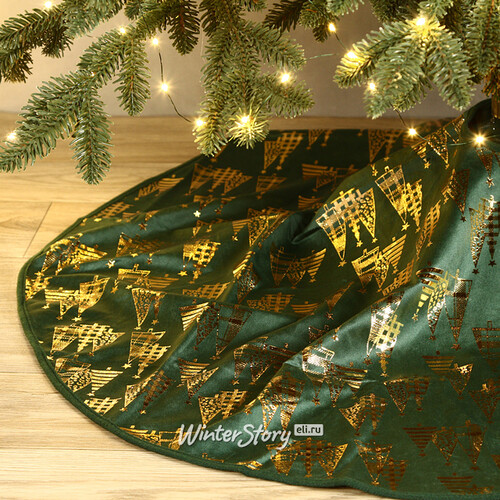 Юбка для елки Золотой Лес 95 см зеленая Koopman