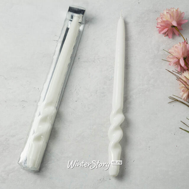 Длинная свеча Флекс 33*3 см белая Омский Свечной