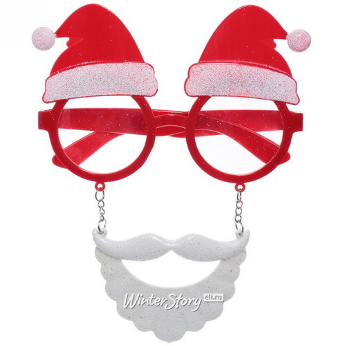 Новогодние очки Веселый Дед Мороз 15*10 см Serpantin
