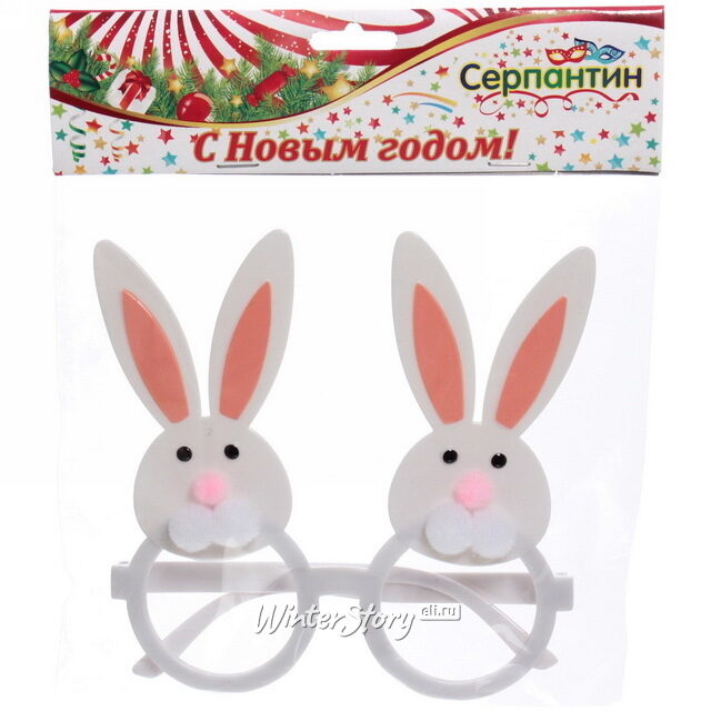 Новогодние очки Веселый Зайчик Serpantin