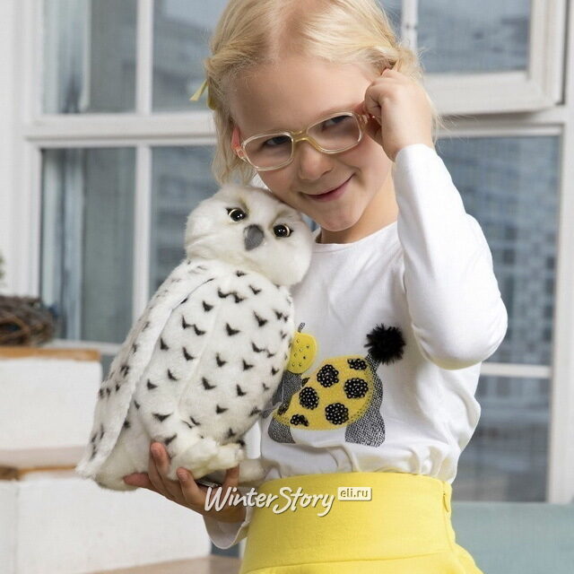 Мягкая игрушка Сова арктическая 27 см Hansa Creation