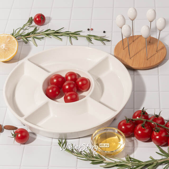 Набор для сервировки - менажница Appetizer 25 см, со шпажками Koopman