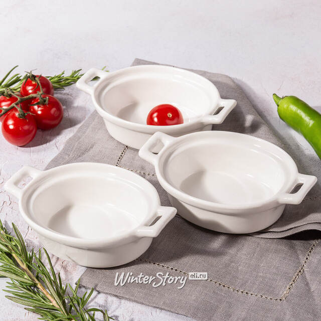 Набор форм для запекания Piatto da Ellipse 14 см, 3 шт Koopman