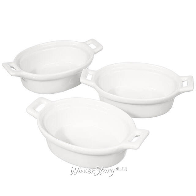 Набор форм для запекания Piatto da Ellipse 14 см, 3 шт Koopman