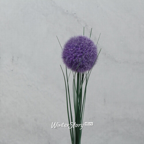 Искусственная ветка Аллиум: Purple Sensation 66 см Kaemingk