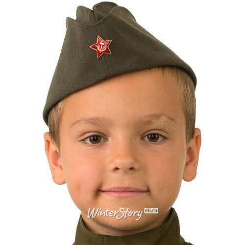 Детская военная пилотка солдата, 51-56 см Батик