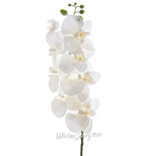 Искусственный цветок Орхидея White Princesse 77 см Kaemingk