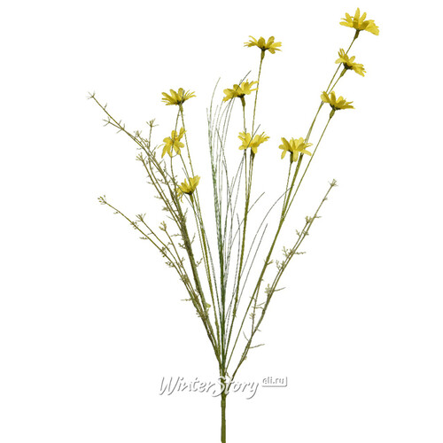 Искусственный букет Полевые цветы - Желтые маргаритки 65 см купить винтернет-магазине Winter Story eli.ru, ID64406