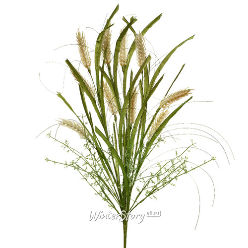 Искусственный букет Пшеница и Полевые травы 70 см Kaemingk