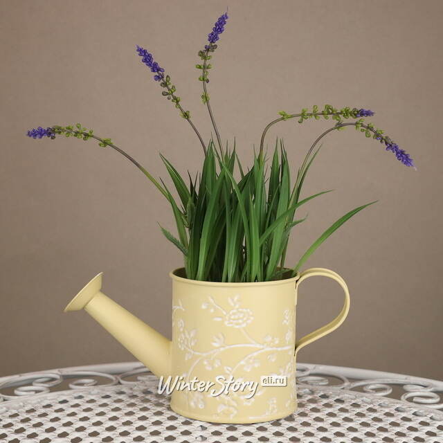 Искусственный цветок в горшке Лаванда Loddon Blue 23 см Edelman