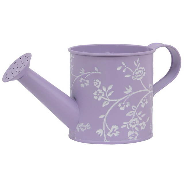 Декоративное кашпо-лейка Амальфи 22*10 см сиреневое, металл Kaemingk