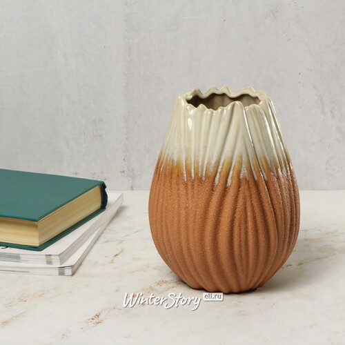 Декоративная ваза Mioretta 18 см, фарфор Kaemingk