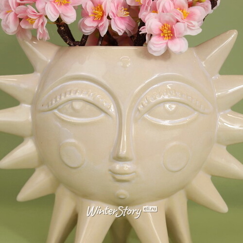 Керамическая ваза для цветов Люфиаль 32 см Kaemingk