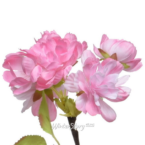 Искусственная ветка Цветущий Персик 76 см нежно-розовая Kaemingk