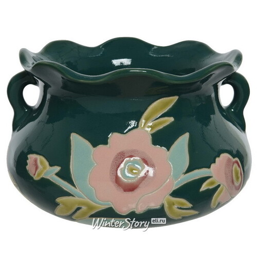Керамическая ваза-кашпо Dolly Flowers 24*15 см Kaemingk