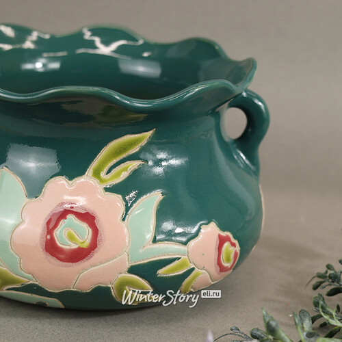Керамическая ваза-кашпо Dolly Flowers 24*15 см Kaemingk