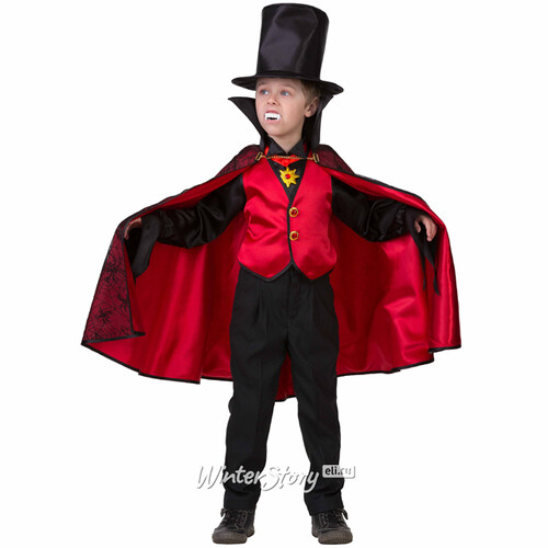 Карнавальный костюм Дракула в Цилиндре, рост 158 см Батик