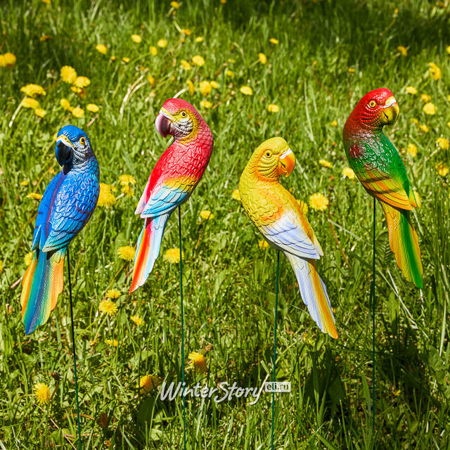 Садовый штекер Попугай Глория - Радуга Эмоций 74 см Kaemingk