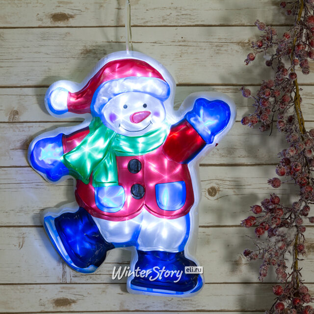 Панно Снеговик 50 см, уличное, 15 LED ламп Star Trading