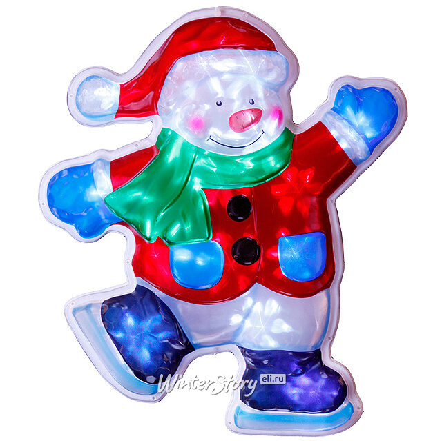 Панно Снеговик 50 см, уличное, 15 LED ламп Star Trading