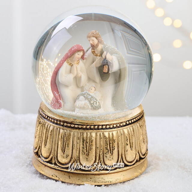 Снежный шар Рождество - Светлые Мгновения 15*10 см EDG