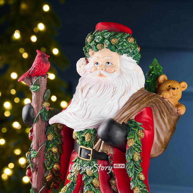 Декоративная фигурка Дед Мороз с подарками - Winter Season 47 см EDG