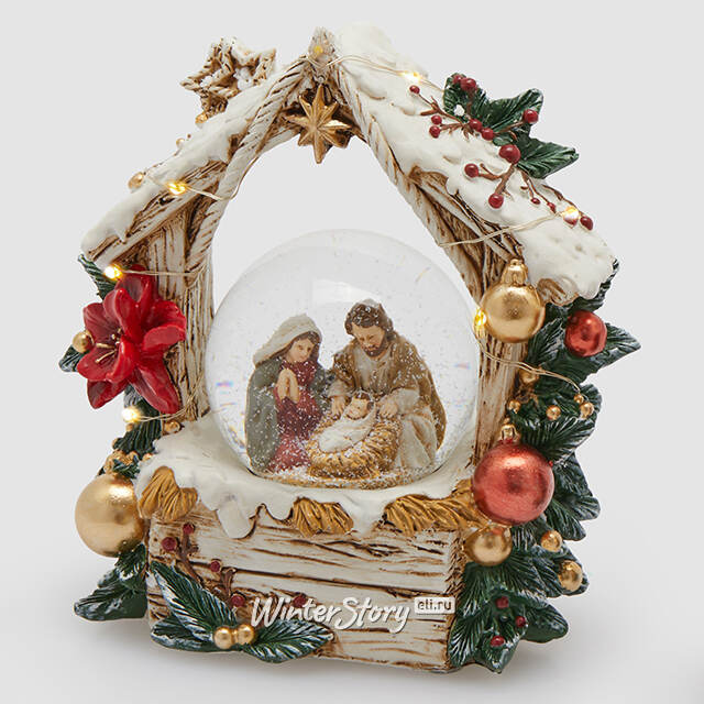 Снежный шар Рождественское Чудо 15 см EDG