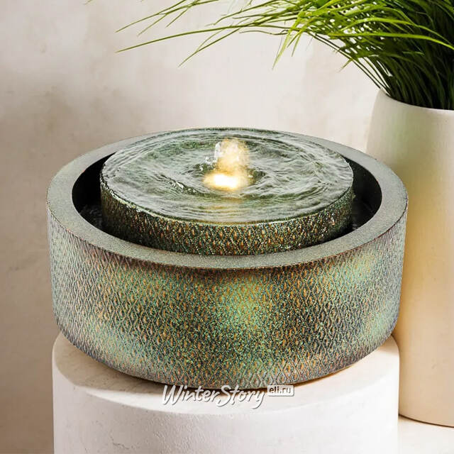 Декоративный фонтан Сан-Рафаэль 46 см с LED подсветкой Kaemingk