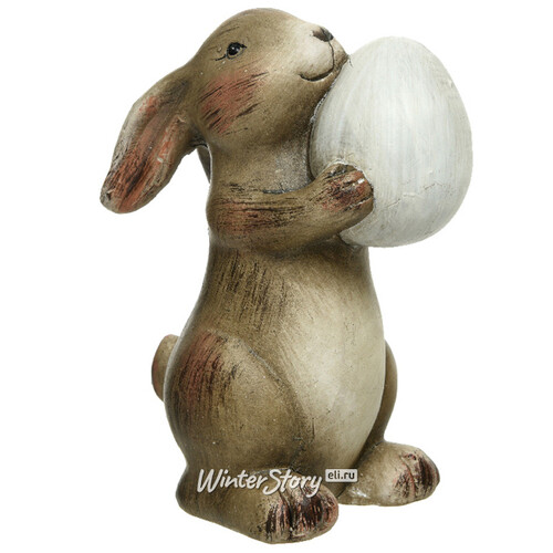 Керамическая садовая фигурка Пасхальный Кролик Данте 14 см Kaemingk