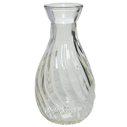 Маленькая ваза Кэрол 10 см прозрачная Kaemingk