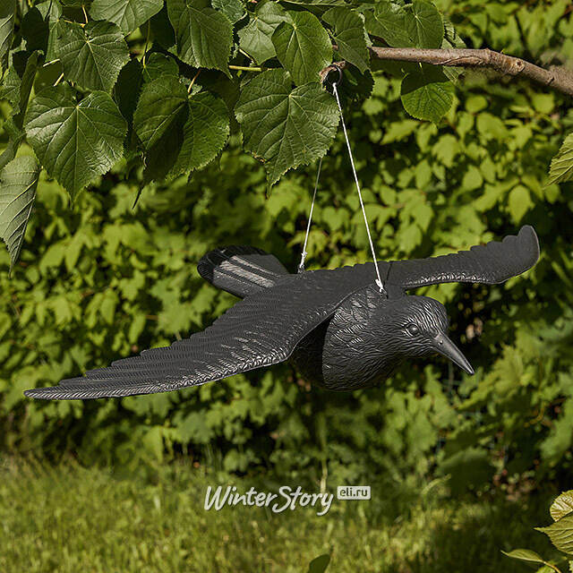 Декоративная фигура для сада Черный Ворон 58*40 см Koopman