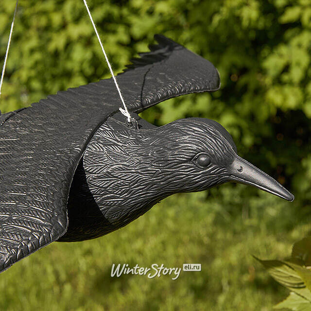Декоративная фигура для сада Черный Ворон 58*40 см Koopman