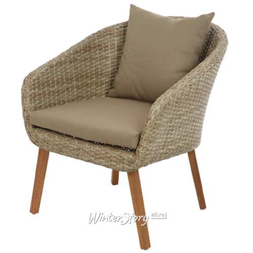 Комплект мебели из искусственного ротанга Женева: 1 диван + 1 столик + 2 кресла Kaemingk