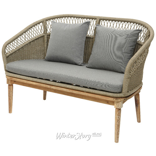 Комплект плетёной мебели Монпелье 1 диван + 2 столика + 2 кресла Kaemingk