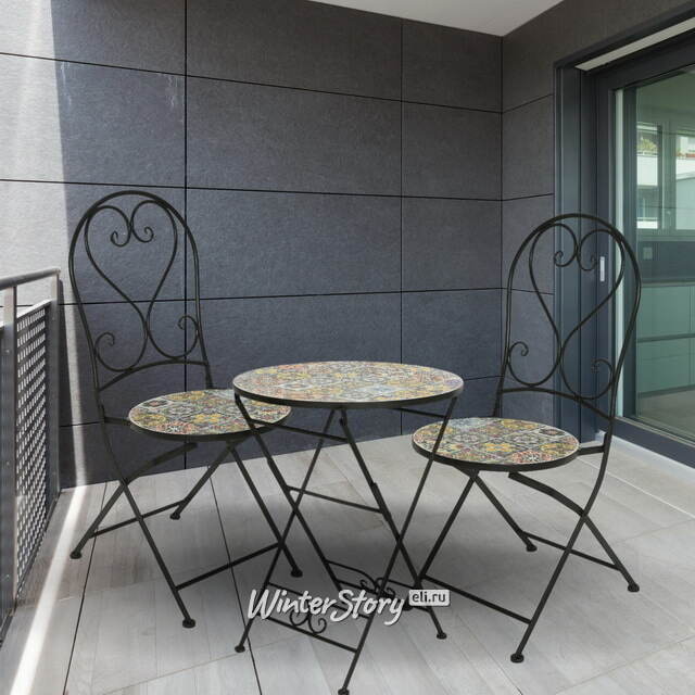 Комплект садовой мебели Порту: 1 стол + 2 стула Kaemingk