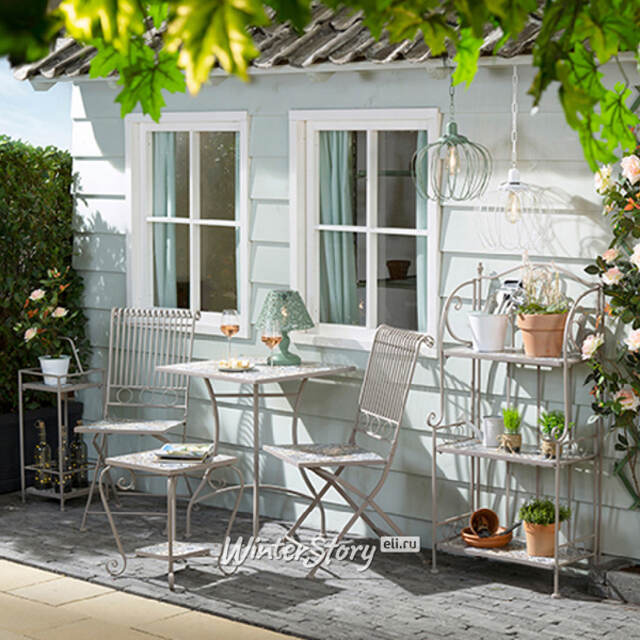 Металлическая этажерка с мозаикой Гран Тулуз 118*57*31 см Kaemingk