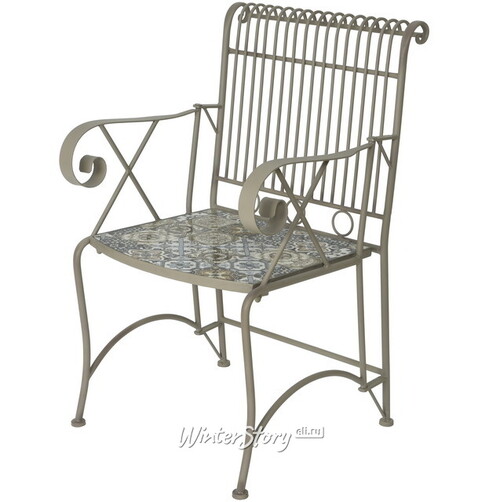 Металлическое кресло с мозаикой Гран Тулуз 91*57*46 см Kaemingk