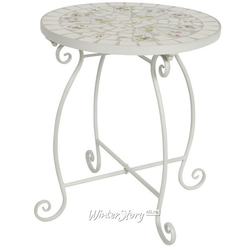 Кофейный столик с мозаикой Флорентин Тессера 47*40 см, металл Kaemingk