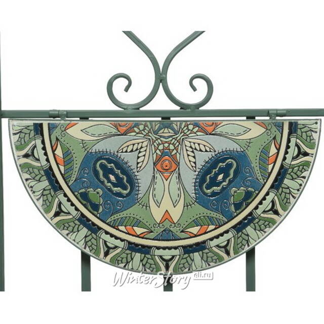 Металлическая этажерка с мозаикой Ривьера 98*40 см Kaemingk