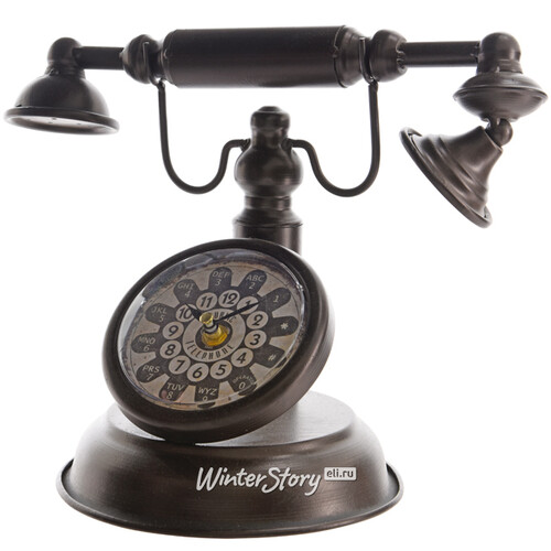 Часы настольные Ретро-Телефон 31 см, металл Kaemingk
