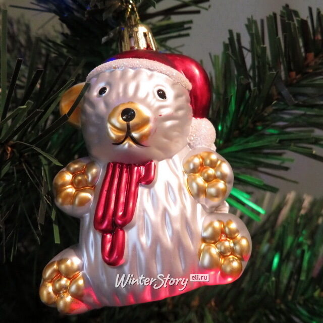 Настольная елка Christmas Story 90 см с игрушками и разноцветной LED гирляндой на батарейках, ПВХ Edelman