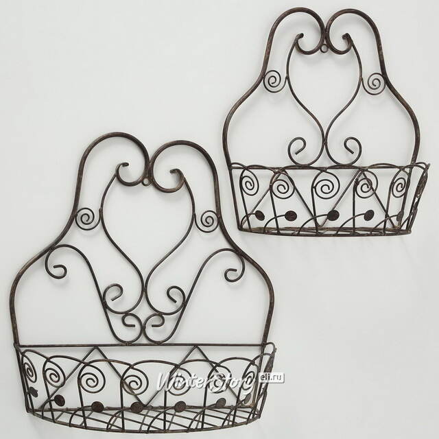 Подвесное кашпо Grange Birch 35 см, металл Boltze