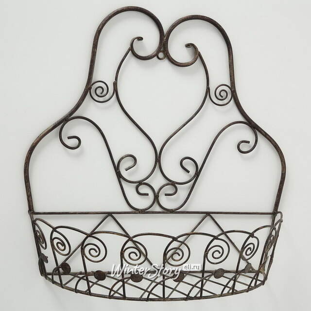 Подвесное кашпо Grange Birch 35 см, металл Boltze