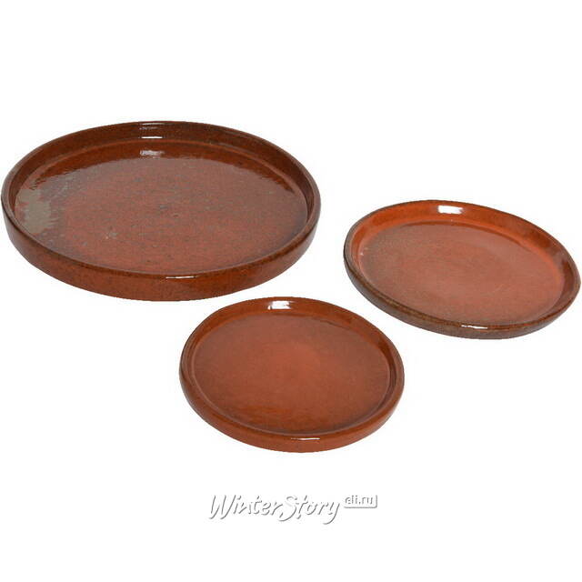 Керамический поддон Фэрмонт 25 см красный Kaemingk