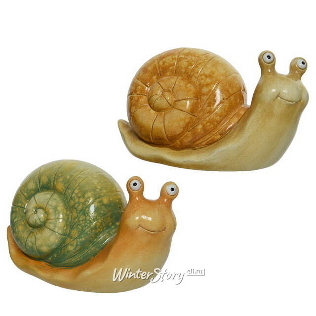 Садовая фигура Улитка Фрэнк - Smiley Snail 15 см Kaemingk (Кейминг)