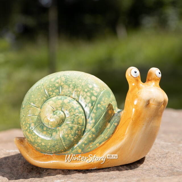 Садовая фигура Улитка Фрэнк - Smiley Snail 15 см Kaemingk (Кейминг)