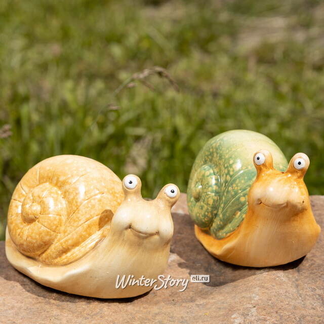 Садовая фигура Улитка Фрэнк - Smiley Snail 15 см Kaemingk (Кейминг)