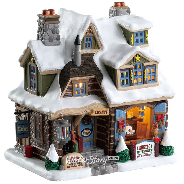 Трактир В гостях у Гнома, 17 см, подсветка Lemax