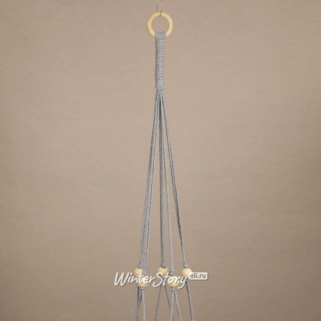 Подвесная полка для цветов Макраме 40 см Kaemingk