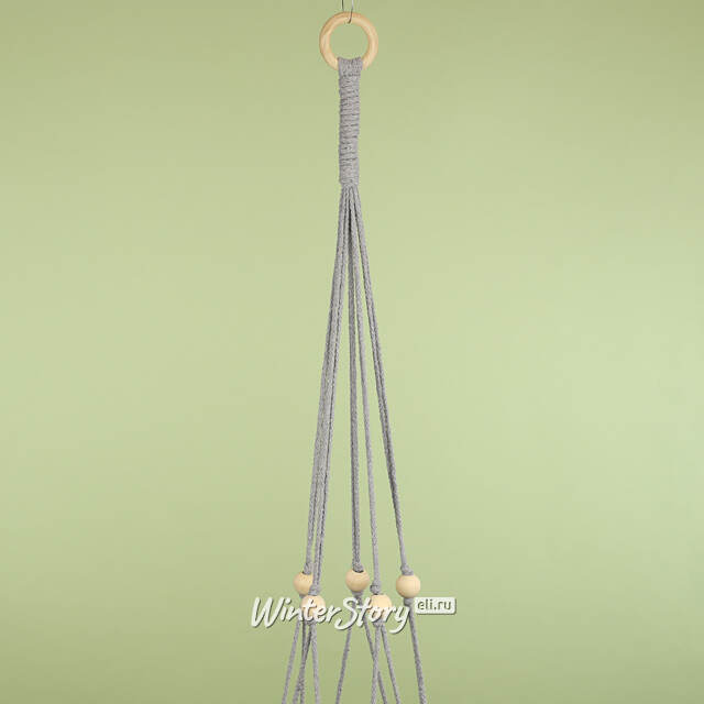 Подвесная полка для цветов Макраме 40 см Kaemingk